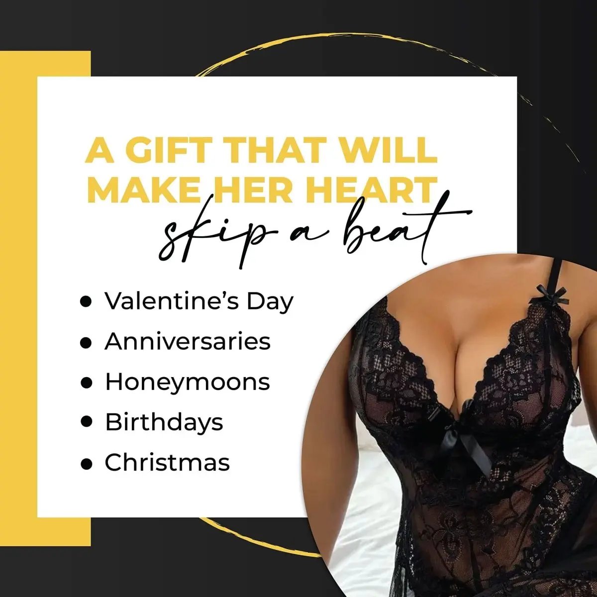 Love Salve Lingerie Lace Nightgown Dress – Babydoll Sleeveless See Through Sleepwear - Love Salve